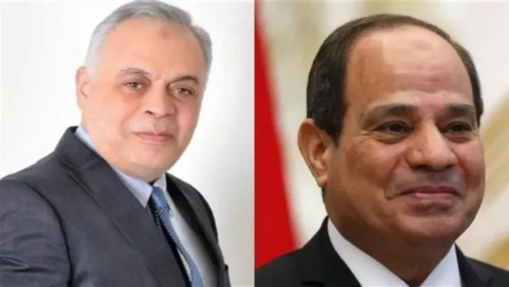 الرئيس السيسي وأشرف زكي 