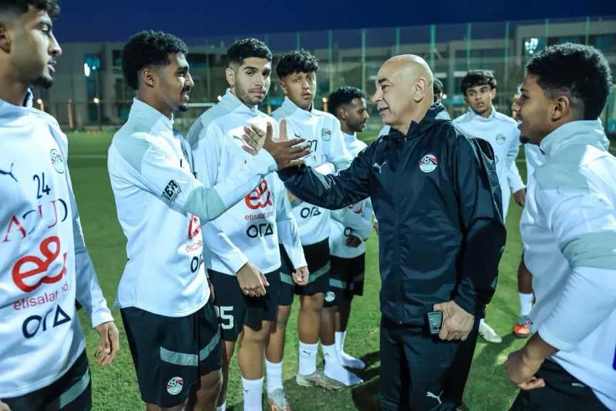 حسام وإبراهيم حسن يزوران معسكر منتخب مصر مواليد 2007