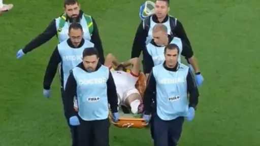 أول تعليق من يزن النعيمات بعد إصابته في... أول تعليق من يزن النعيمات بعد إصابته في مباراة الأردن والعراق بكأس العرب