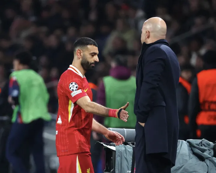 محمد صلاح وأرني سلوت