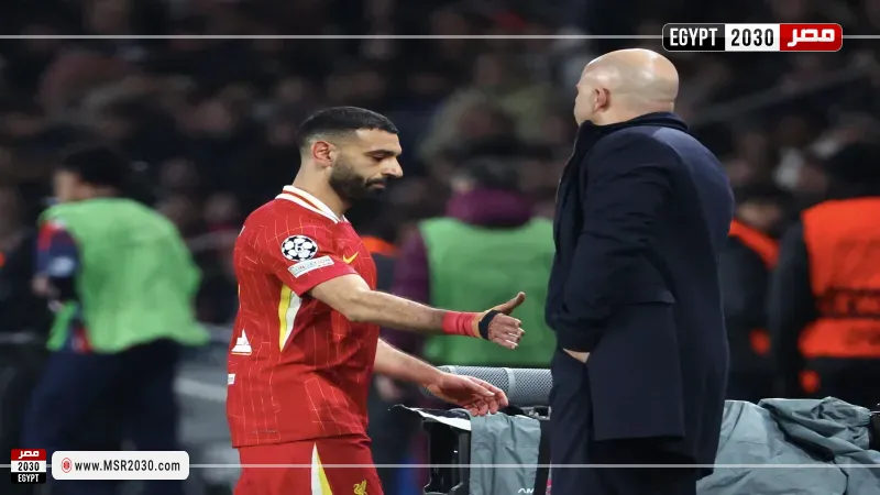 محمد صلاح وأرني سلوت