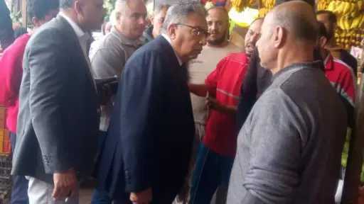 جولة مفاجئة لمحافظ الدقهلية بمدينة بلقاس جولة مفاجئة لمحافظ الدقهلية بمدينة بلقاس