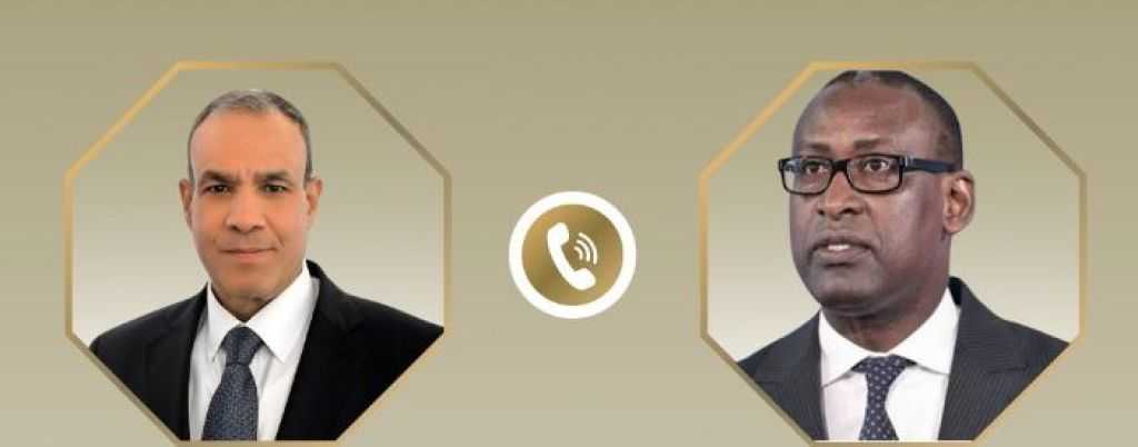 وزير الخارجية يبحث مع نظيره المالي تعزيز العلاقات الثنائية بين البلدين