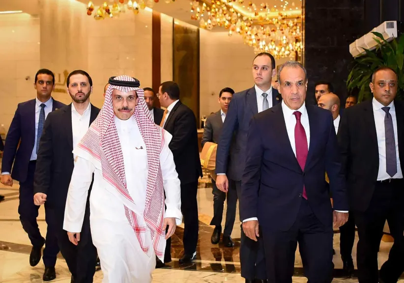 وزير الخارجية ونظيره السعودي