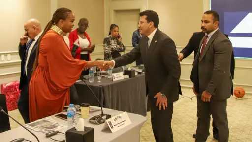 بحضور الدكتور أشرف صبحي ورئيس الاتحاد الدولي.. انطلاق... بحضور الدكتور أشرف صبحي ورئيس الاتحاد الدولي.. انطلاق اجتماعات الاتحاد الأفريقي لكرة السلة في مصر