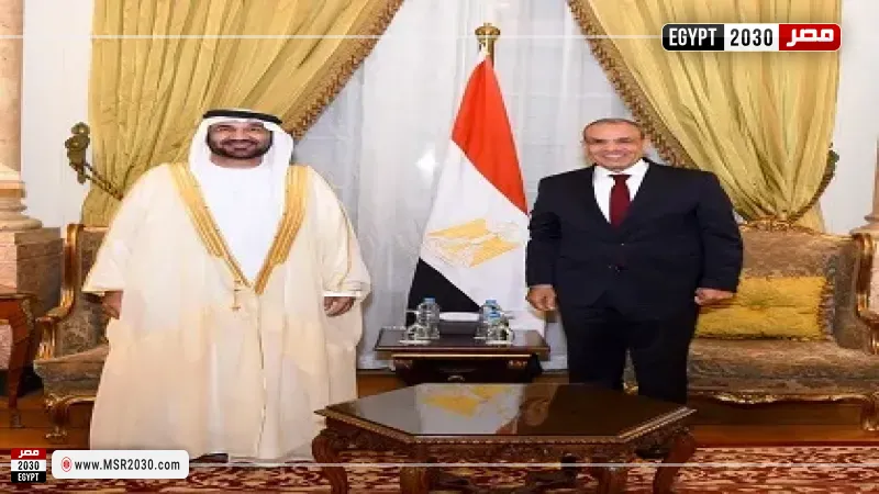 وزير الخارجية يستقبل رئيس البرلمان العربي