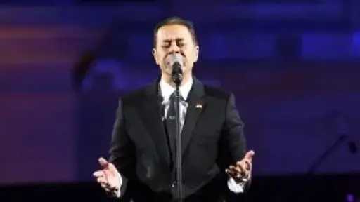 مدحت صالح يروج لحفله القادم مدحت صالح يروج لحفله القادم