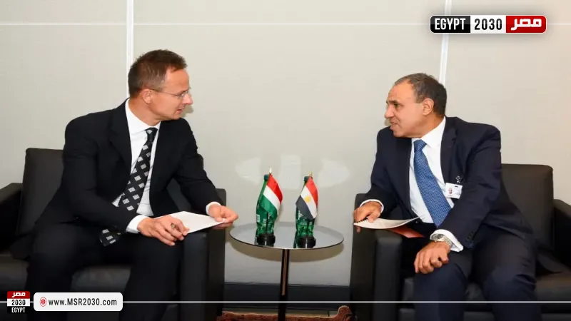 وزير الخارجية ونظيره المجري