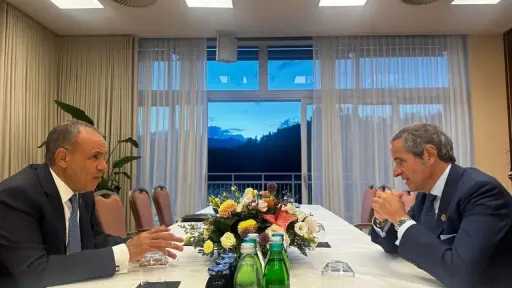 اتصال هاتفي بين وزير الخارجية والمدير العام للوكالة... اتصال هاتفي بين وزير الخارجية والمدير العام للوكالة الدولية للطاقة الذرية