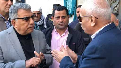 محافظ الدقهلية يتفقد بعض شوارع قرية دنجواي بشأن شكوى صرف صحي