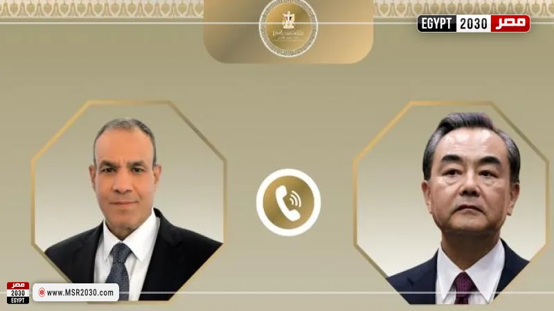 وزير الخارجية ونظيره الصيني