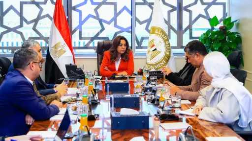 منال عوض تعقد اجتماعا موسعا مع عدد من... منال عوض تعقد اجتماعا موسعا مع عدد من رؤوساء قطاعات وزارة البيئة