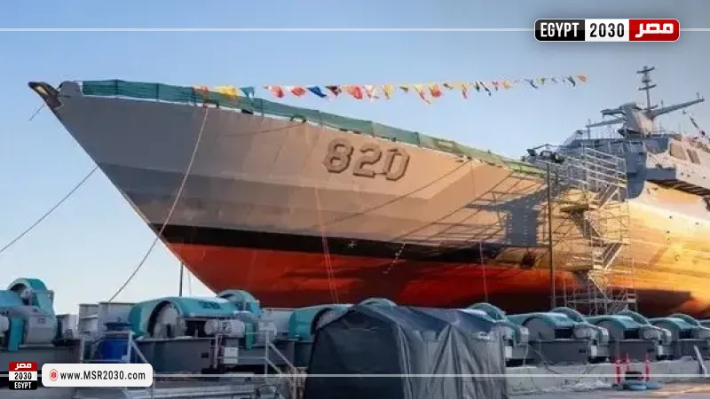 السعودية تعوم أولى سفن مشروع طويق القتالية بالولايات المتحدة