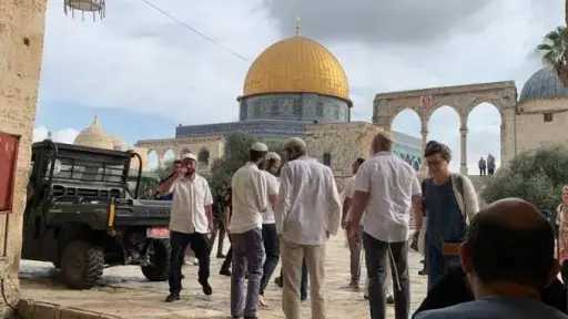 251 مستوطنا يقتحمون المسجد الأقصى بحراسة الشرطة الإسرائيلية