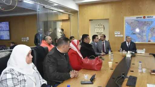 محافظ بورسعيد يترأس غرفة عمليات الشبكة الوطنية للطوارئ لمتابعة سير العملية الانتخابية في ثاني أيام جولة الإعادة