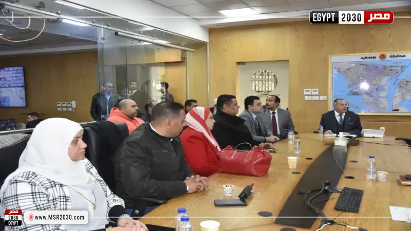 محافظ بورسعيد يتابع ثاني أيام جولة الإعادة بانتخابات مجلس النواب