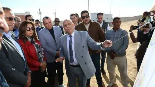 وزيرة التنمية المحلية ومحافظ قنا يفتتحان محطة معالجة الصرف الصحي بالأشراف البحرية بتكلفة 400 مليون جنيه