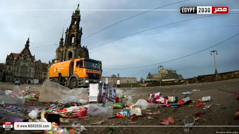 عشرة آلاف شاب مسلم يشاركون في حملة تنظيف 240 مدينة ألمانية في رأس السنة