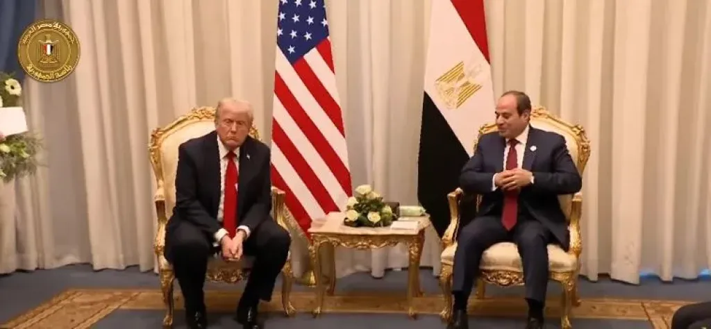 الرئيس السيسي و ترامب 