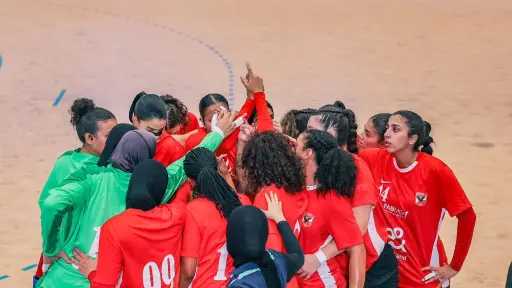 «سيدات يد الأهلي» يفوز على الجزيرة في بطولة الدوري