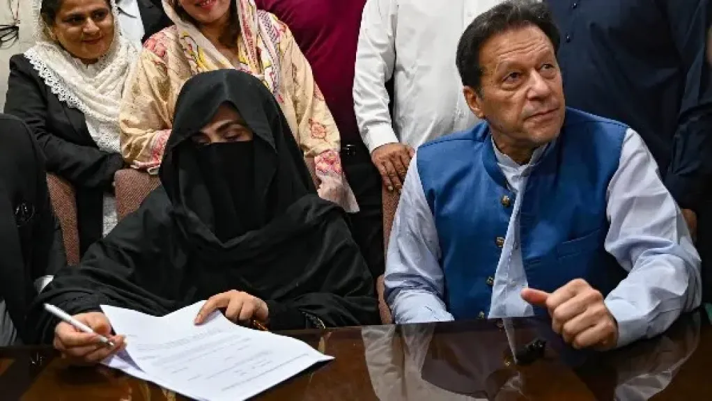 عمران خان وزوجته