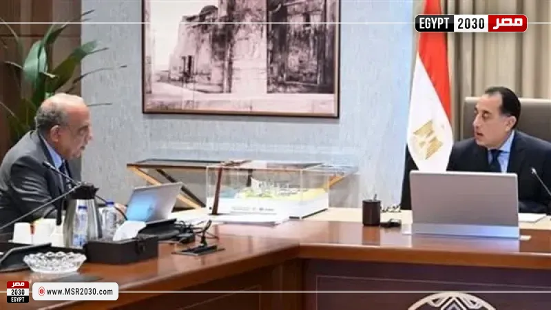 رئيس الوزراء مع وزير الكهرباء