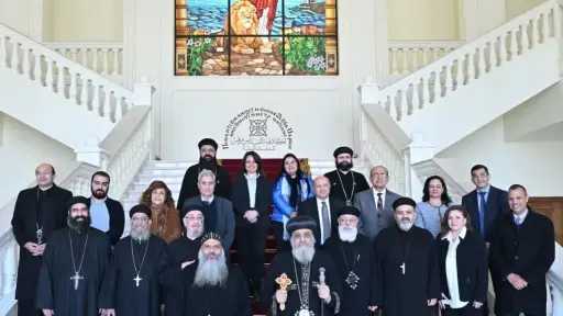 البابا تواضروس يلتقي مديري المعاهد الكنسية بأكاديمية مارمرقس