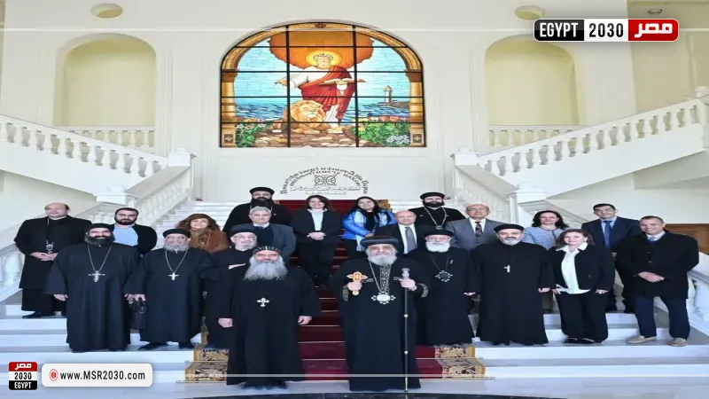 البابا تواضروس ومديري المعاهد الكنسية