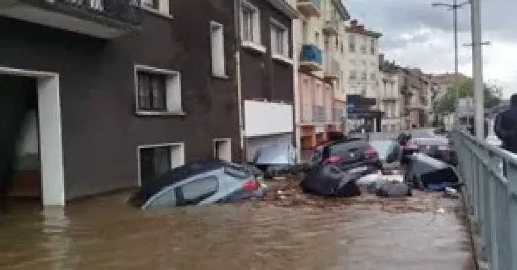 الفيضانات تضرب مناطق بجنوب فرنسا