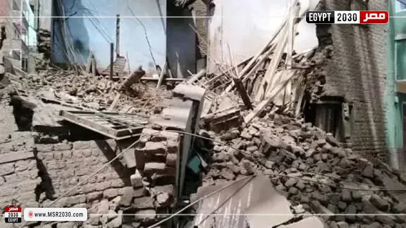 انهيار منزل 