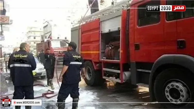 الحماية المدنية تكافح الحريق