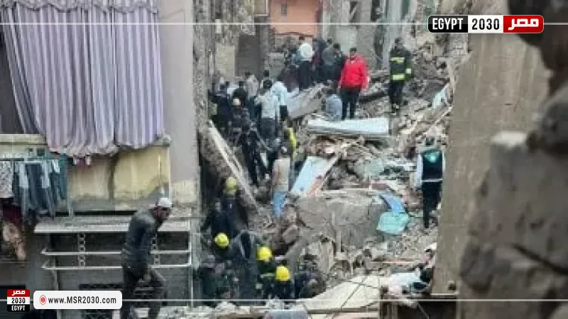 عقار إمبابة المنهار 