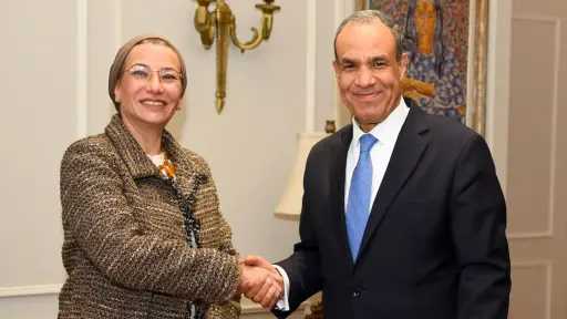 وزير الخارجية يلتقي السكرتير التنفيذي لاتفاقية الأمم المتحدة لمكافحة التصحر