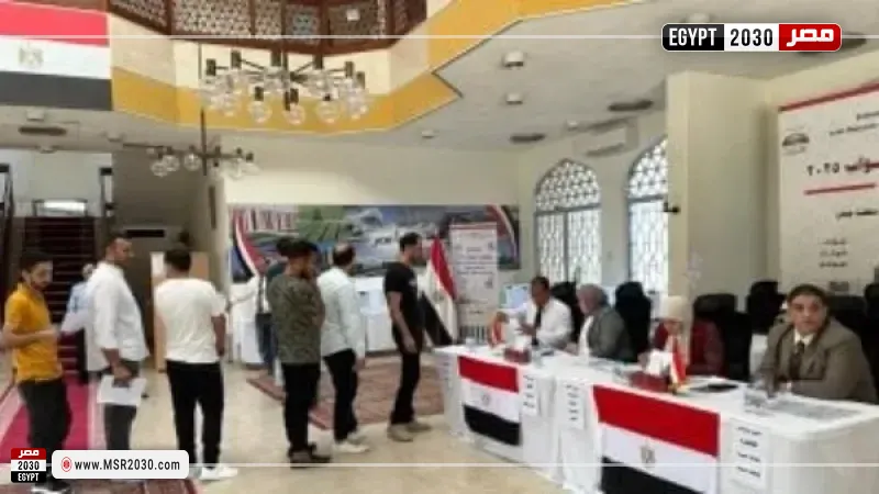 تصويت الجالية المصرية بالكويت