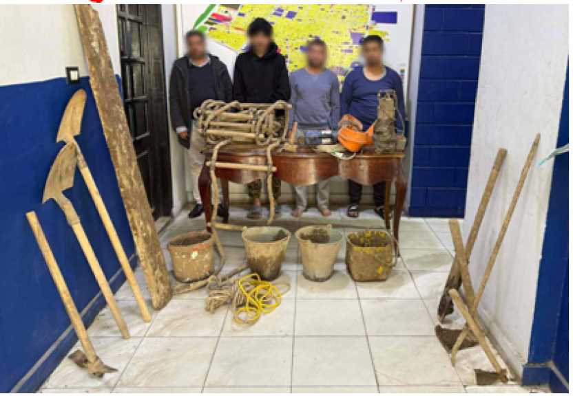 الأمن يضبط 4 متهمين بالتنقيب عن الآثار داخل عقار بروض الفرج