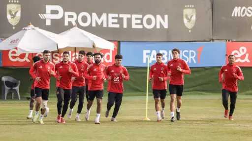 كواليس مران الأهلي استعدادًا لمواجهة المصرية للاتصالات بكأس مصر