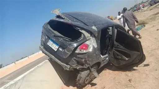 مصرع سيدتين في حادث انقلاب سيارة على طريق قنا – سفاجا