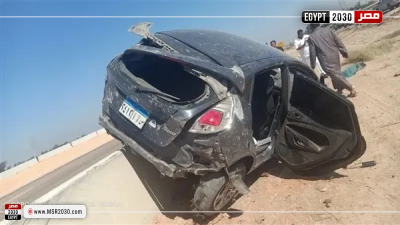 انقلاب سيارة ملاكي 