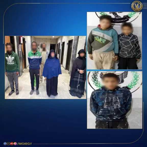 ضبط 10 متهمين لاستغلال الأطفال في التسول وبيع السلع بالإلحاح في الجيزة