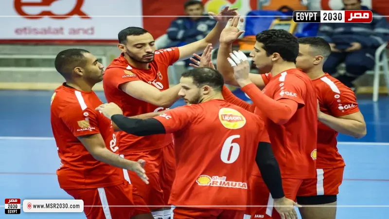 رجال طائرة الأهلي