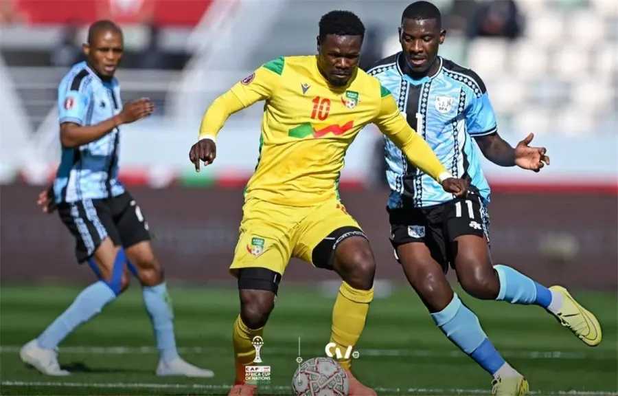 بنين تفوز على بوتسوانا بهدف نظيف وتتقدم في ترتيب المجموعة الرابعة بكأس أمم إفريقيا