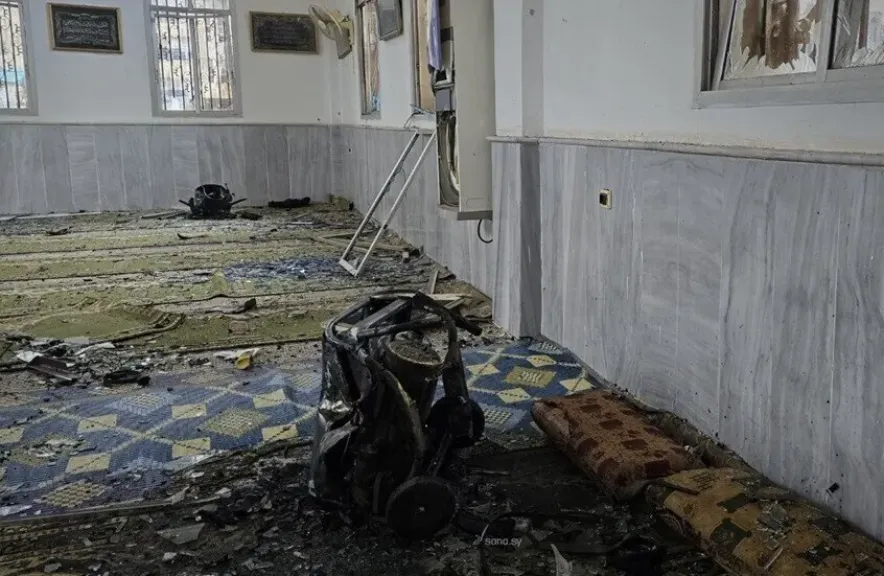 حزب الله يدين بيان عملية تفجير مسجد الإمام علي في مدينة حمص السورية