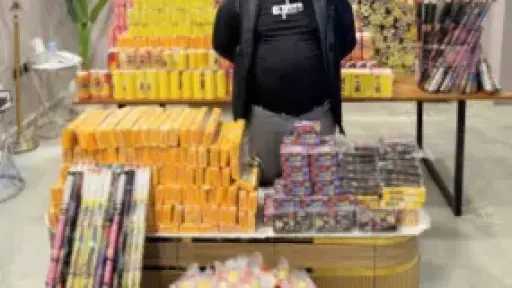 ضبط مليون قطعة ألعاب نارية متنوعةداخل محل بالإسكندرية