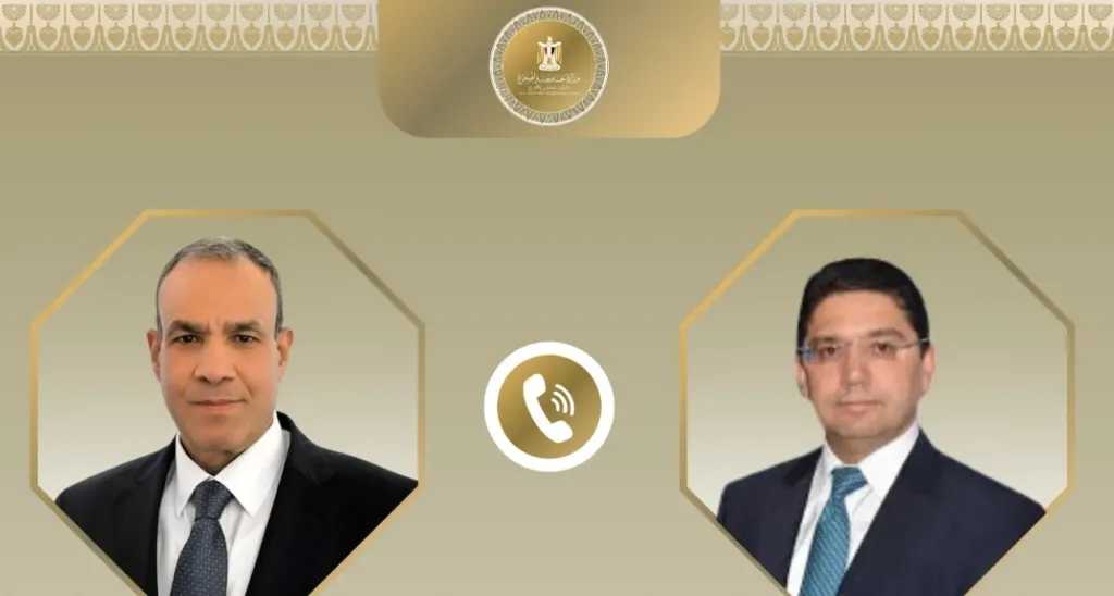 وزير الخارجية يبحث مع نظيره المغربي التطورات في منطقة الشرق الأوسط والقارة الإفريقية