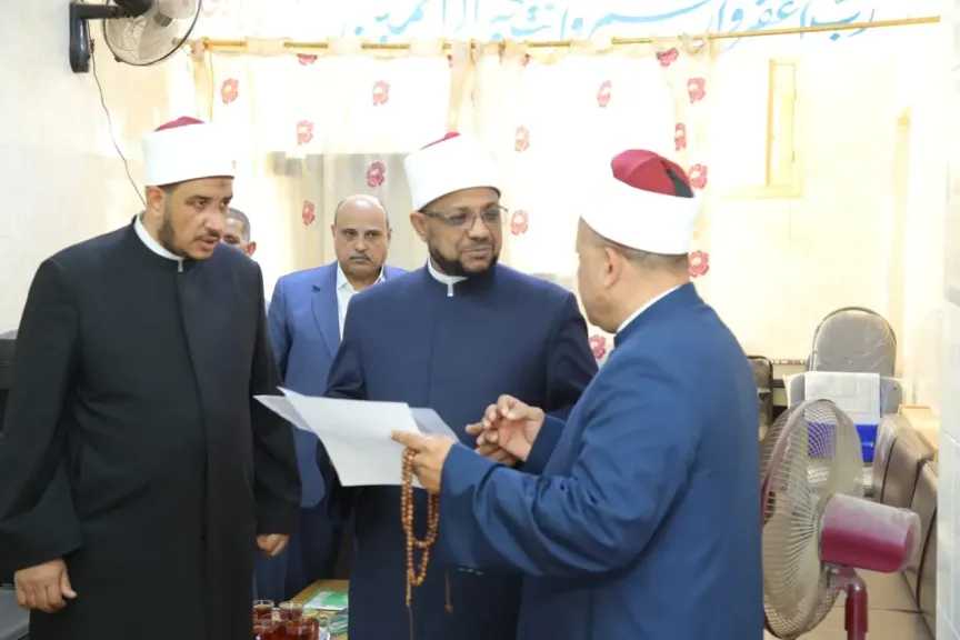 أمين البحوث الإسلامية يتفقد منطقة الوعظ ولجنة الفتوى والمعرِض الدائم للكتاب بالمنوفية
