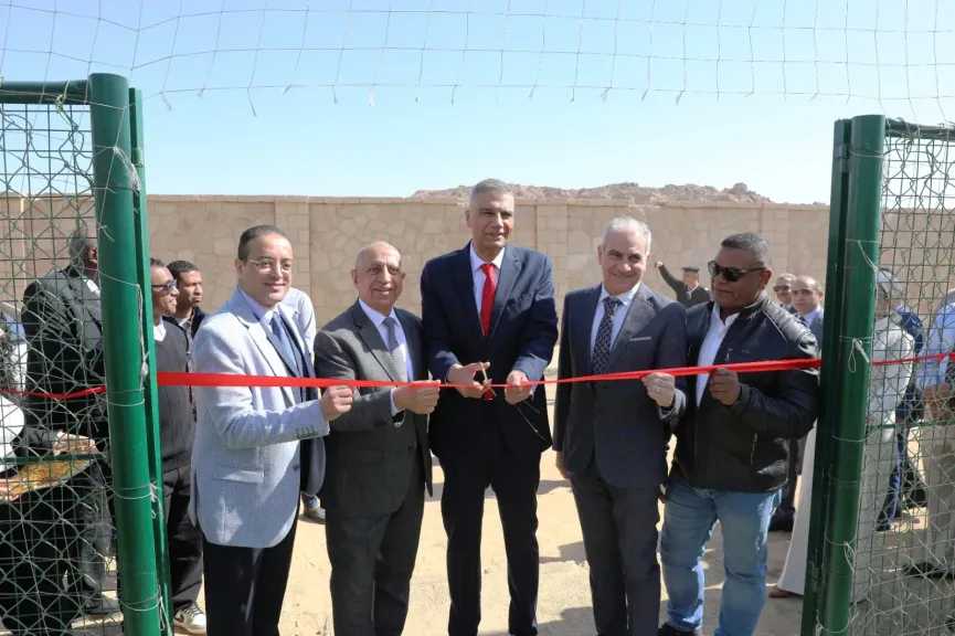 محافظ أسوان يفتتح الملعب الملحق بالأكاديمية العربية للعلوم والتكنولوجيا والنقل البحري