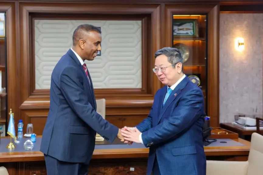 رئيس وزراء الصومال يبحث مع السفير الصيني سبل التصدي للتدخل الإسرائيلي