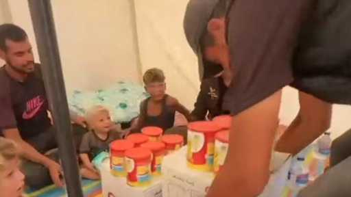 اللجنة المصرية لإغاثة سكان غزة توفر  الغذاء والخيام للفلسطينيين.. تفاصيل