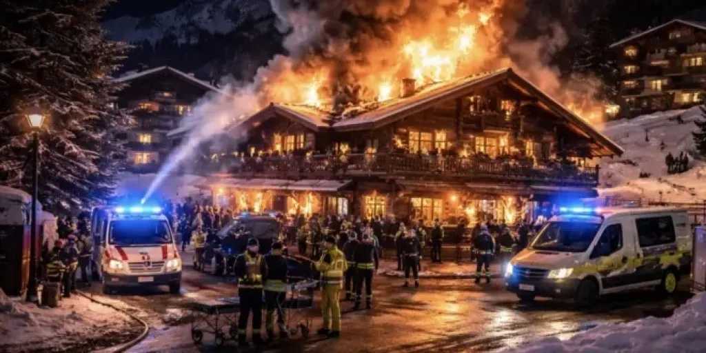 «أحد أسوأ المآسي».. تفاصيل حريق منتجع التزلج في سويسرا ليلة رأس السنة