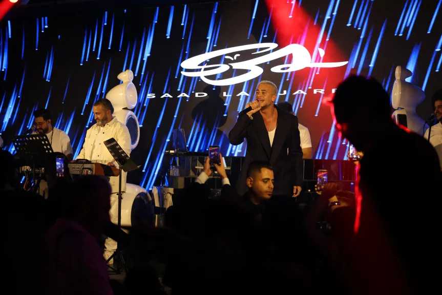 ليلة استثنائية.. سعد لمجرد يشعل احتفالات رأس السنة بحفل كامل العدد